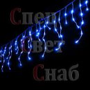 Светодиодная гирлянда бахрома Синяя 4x0,6м