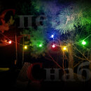 Уличная световая гирлянда Бэлт Лайт 10 м шаг 50 см Каучук черный