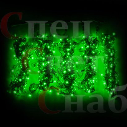 Гирлянда Клип Лайт "Спайдер 5х20м". Зеленая. Мерцающая.